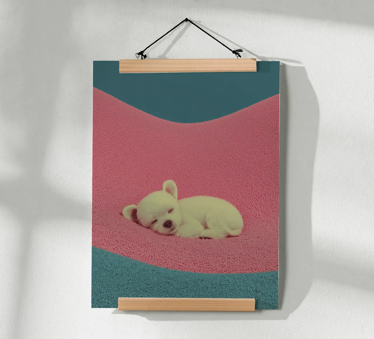 Pausa di riposo per i cuccioli poster da Carinaprint