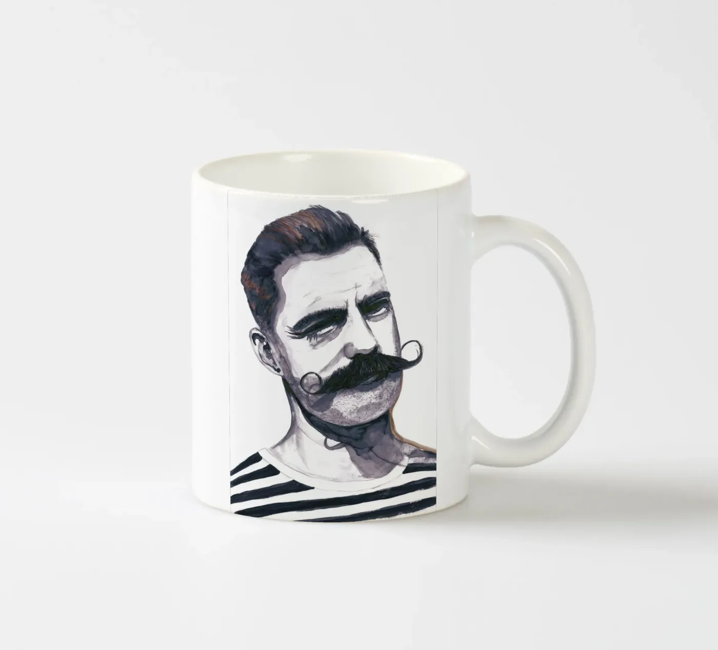 MR. ceramic mug by Adele.Grace