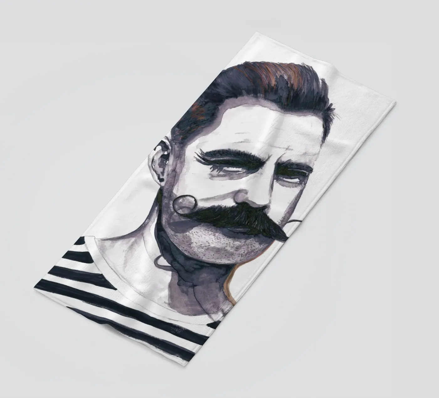 MR. beach towel by Adele.Grace