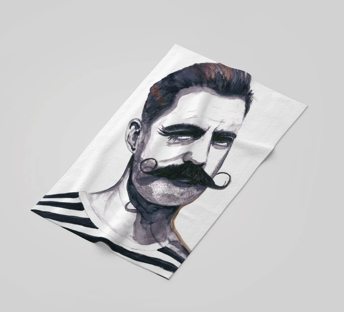 MR. beach towel by Adele.Grace