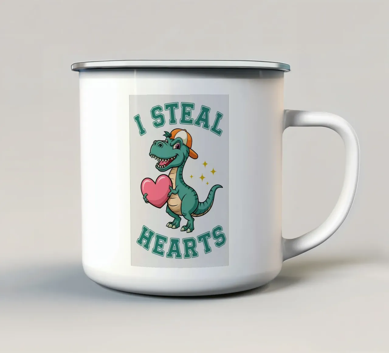 rubo i cuori tazza in smalto da paroongs
