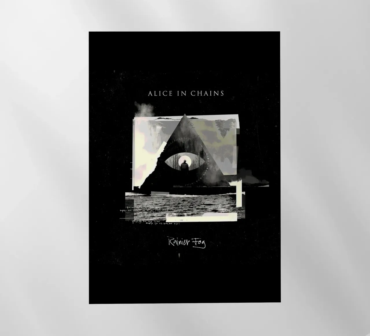 Alice in Chains nebbia di pioggia pellicola backlit da shiners