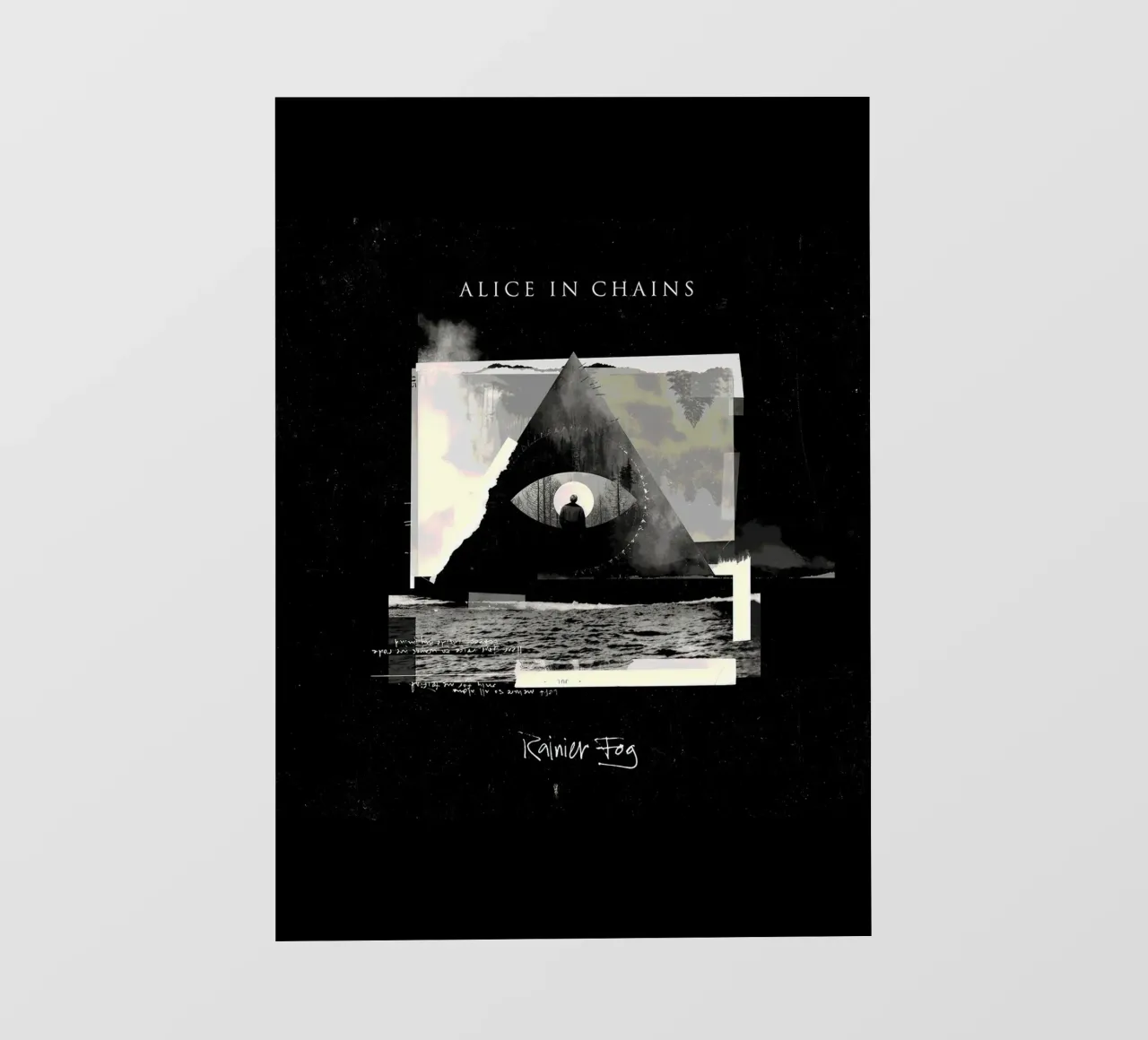 Alice in Chains nebbia di pioggia pellicola backlit da shiners