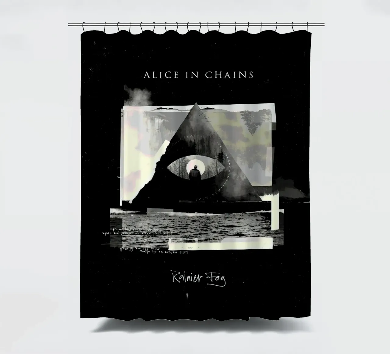 Alice in Chains nebbia di pioggia tenda da doccia da shiners