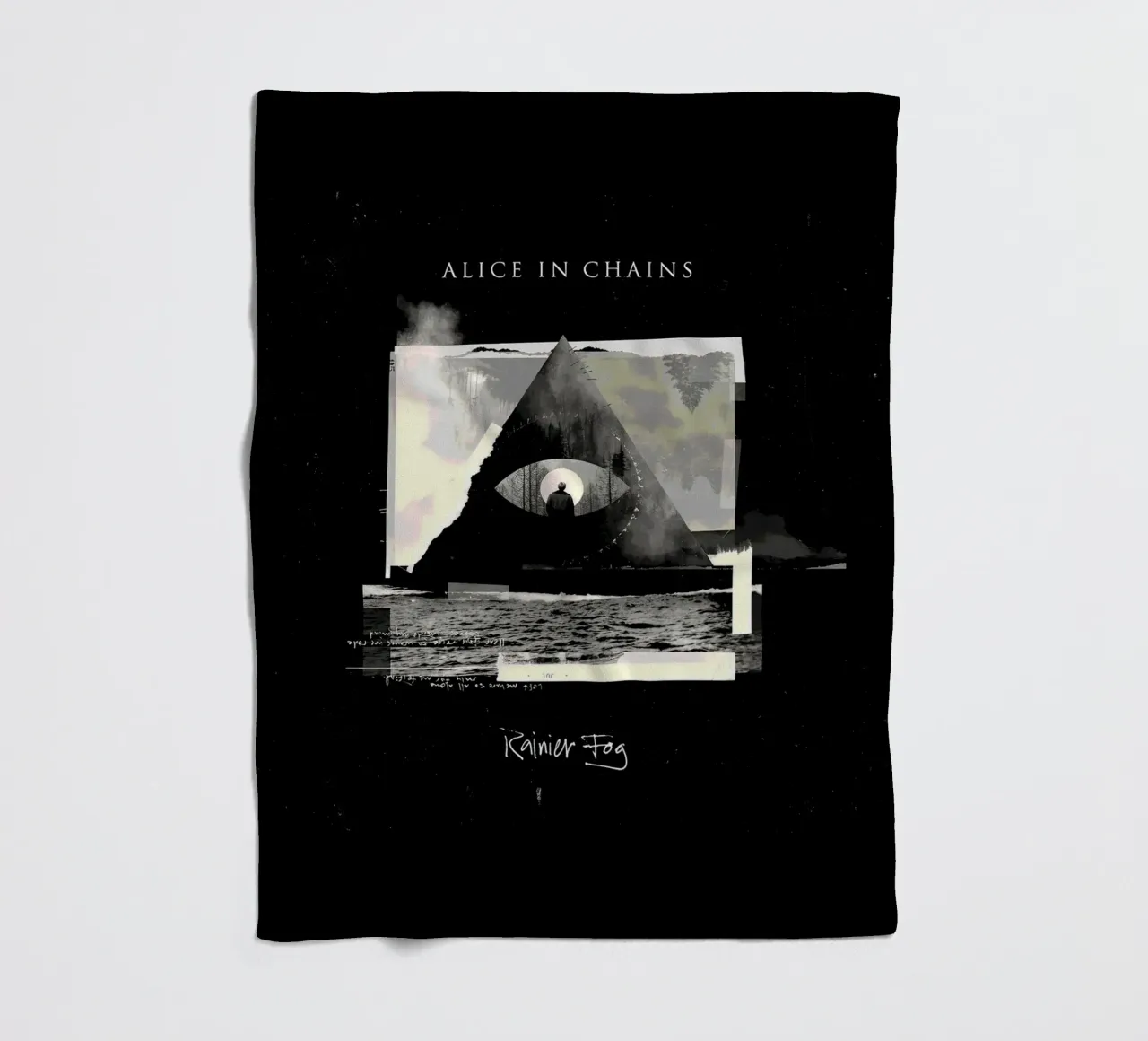Alice in Chains nebbia di pioggia coperta in pile da shiners
