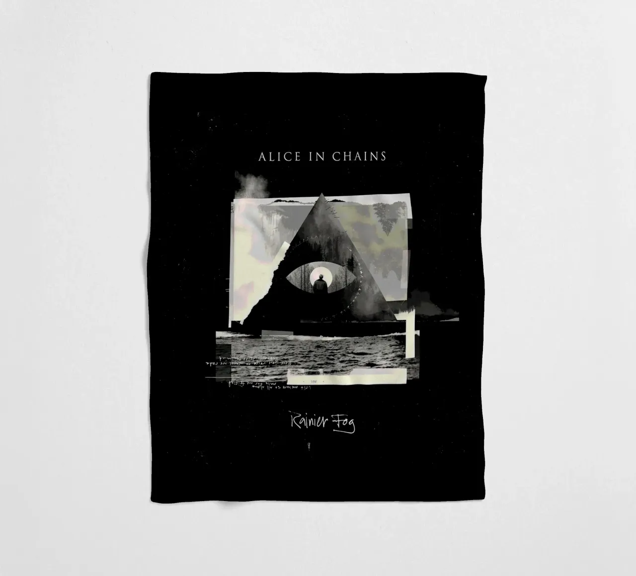 Alice in Chains nebbia di pioggia coperta in pile da shiners