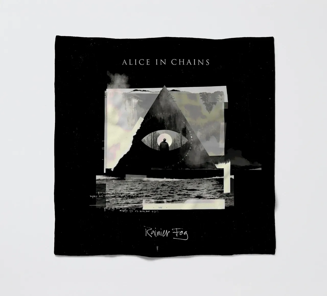 Alice in Chains nebbia di pioggia coperta in pile da shiners