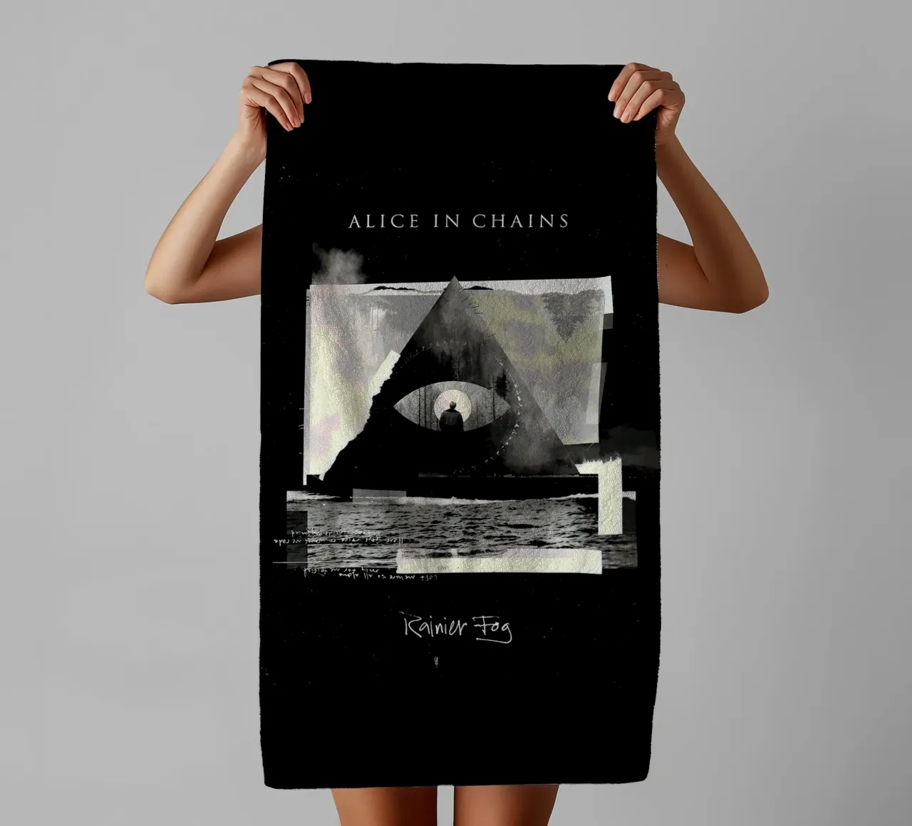 Alice in Chains nebbia di pioggia asciugamano da bagno da shiners