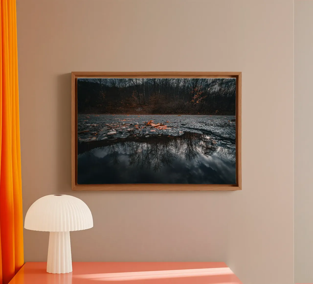 Reflection in the water canvas by Marcus Beckert | Fotografie