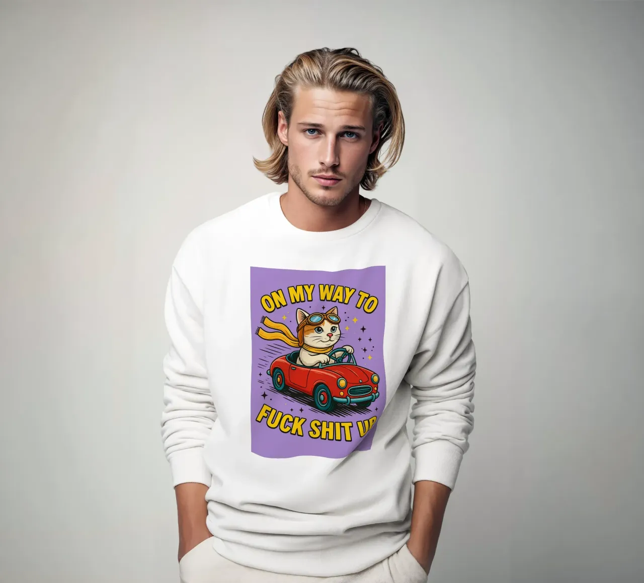 en mi wat to cat sudadera de paroongs