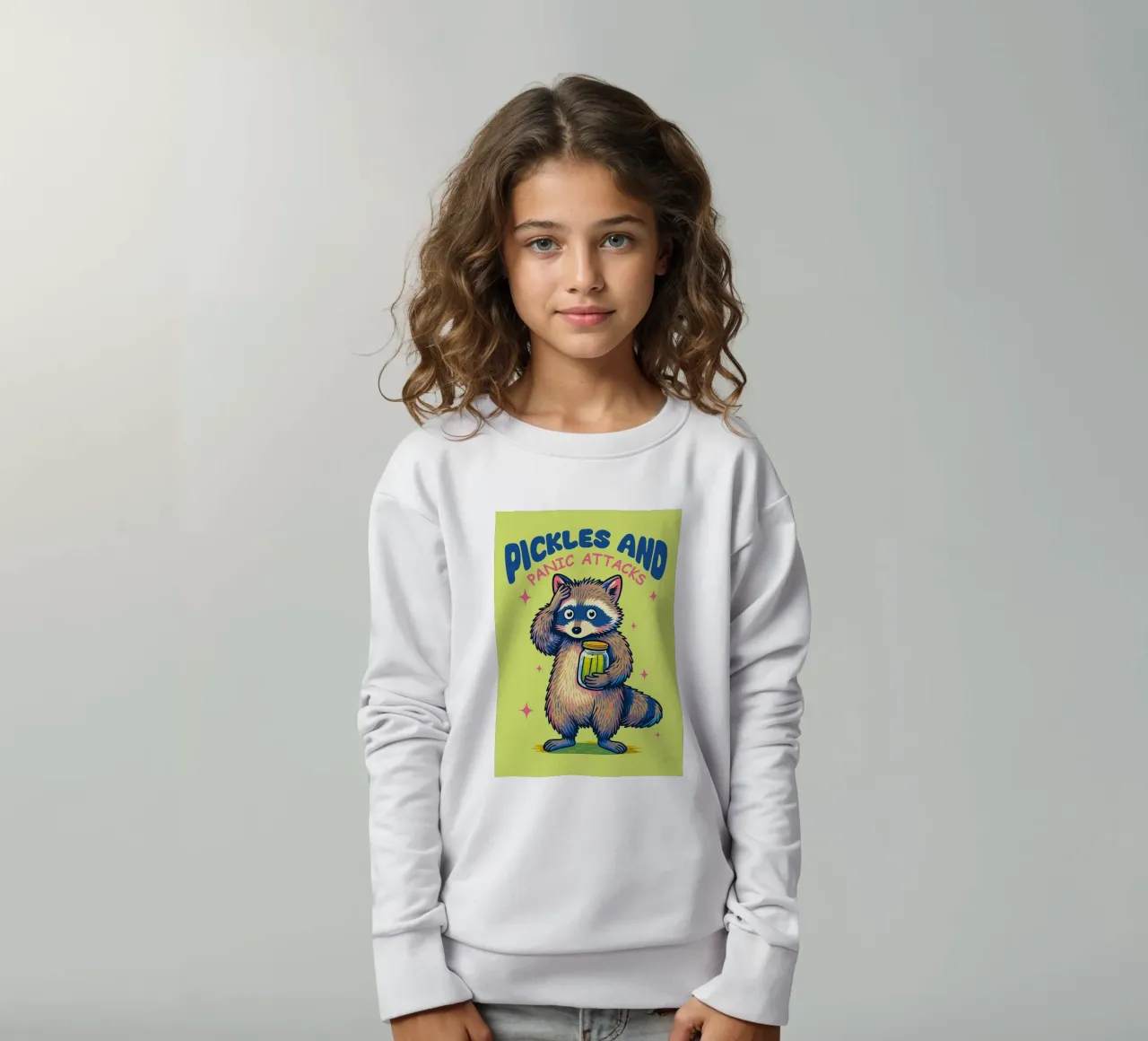 attacchi di sottaceti e panico felpa bambino da paroongs