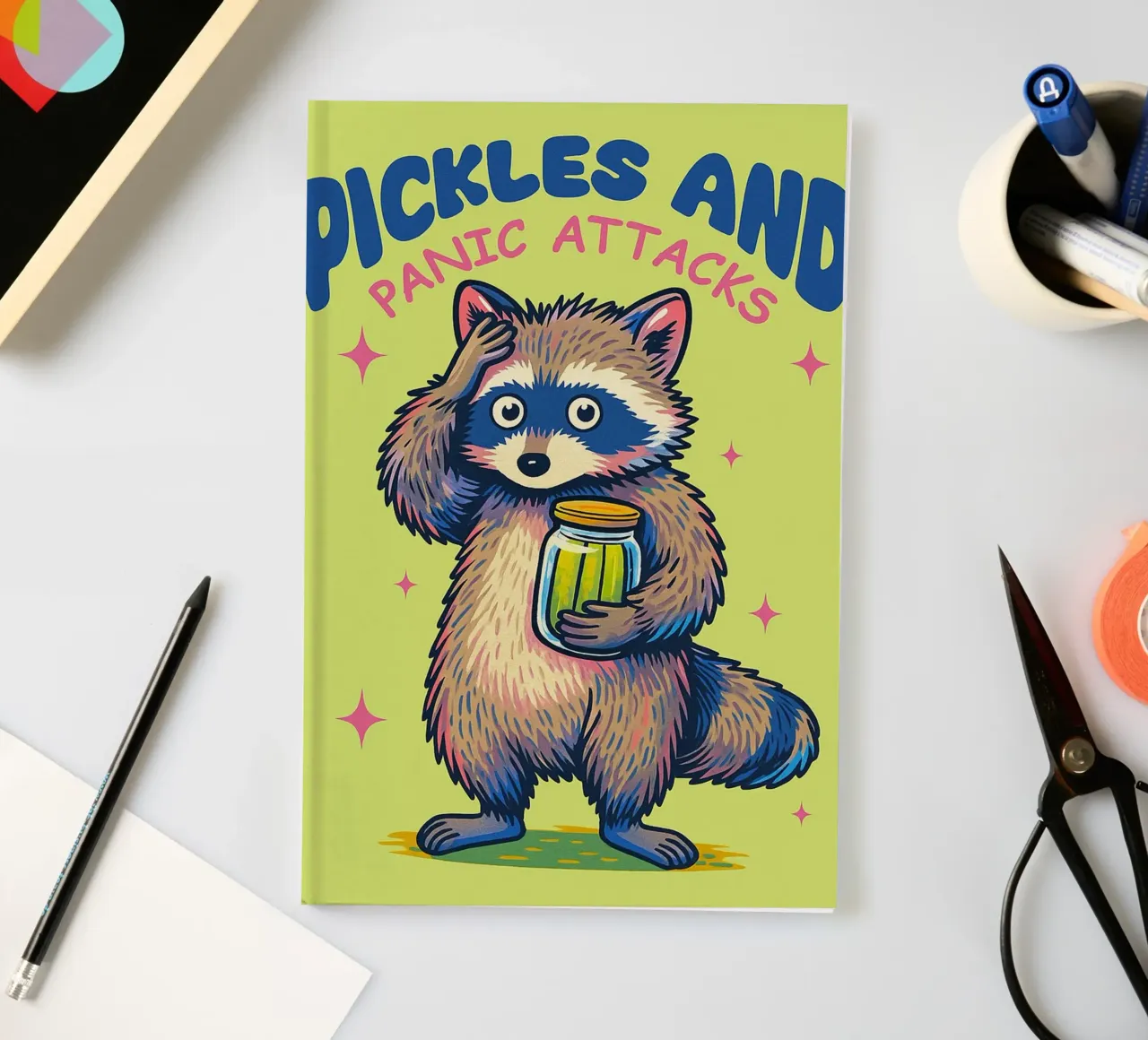 pickles and panics attacks notebook by paroongs