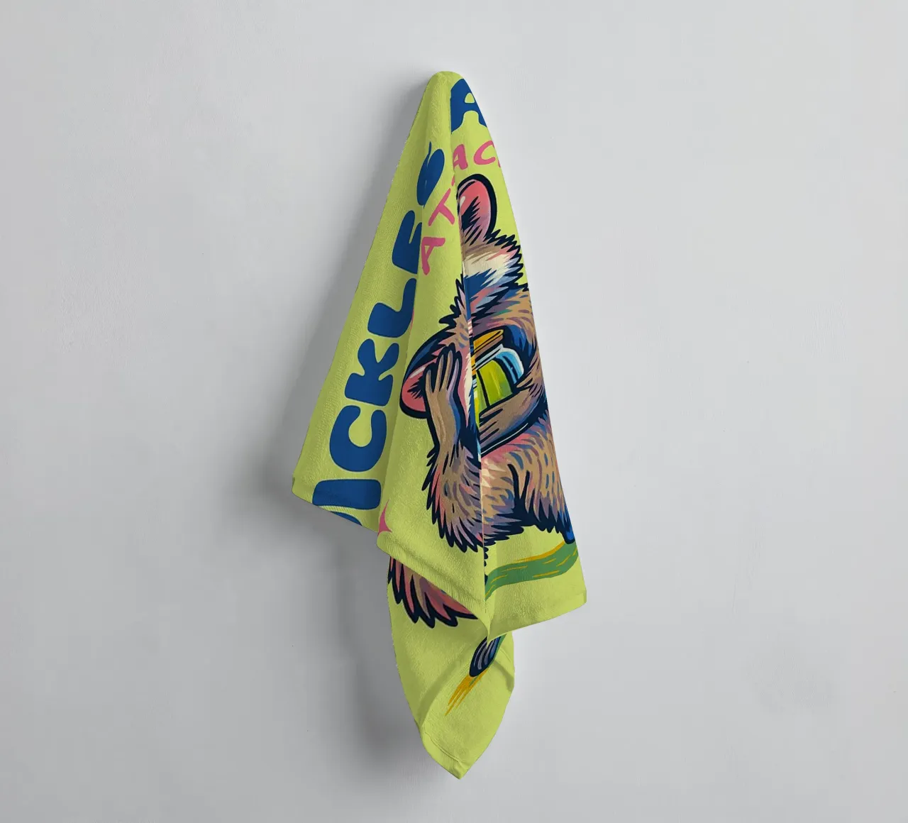 pickles and panics attacks towel by paroongs