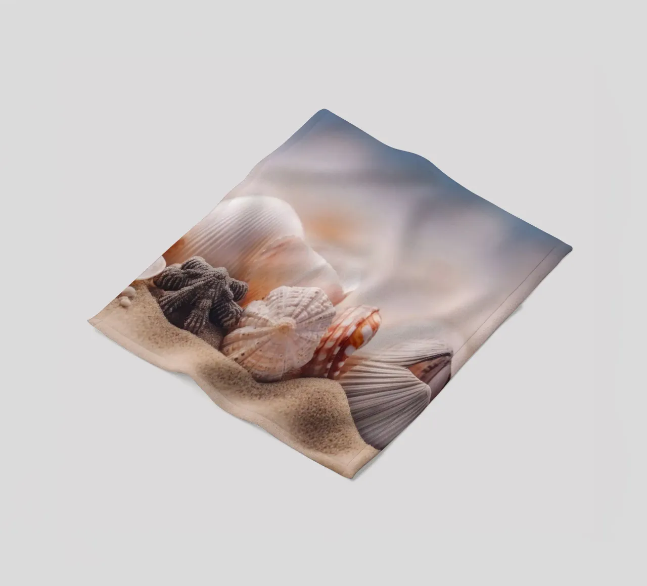 Beach Impressions No 53 fleece blanket by treechild