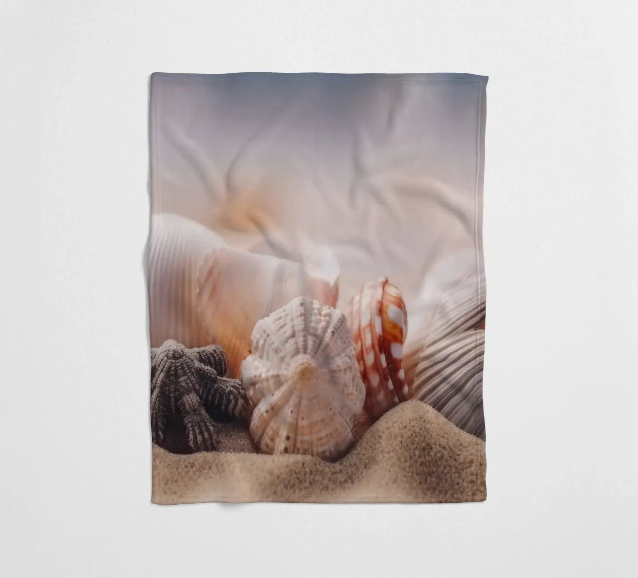 Beach Impressions No 53 fleece blanket by treechild