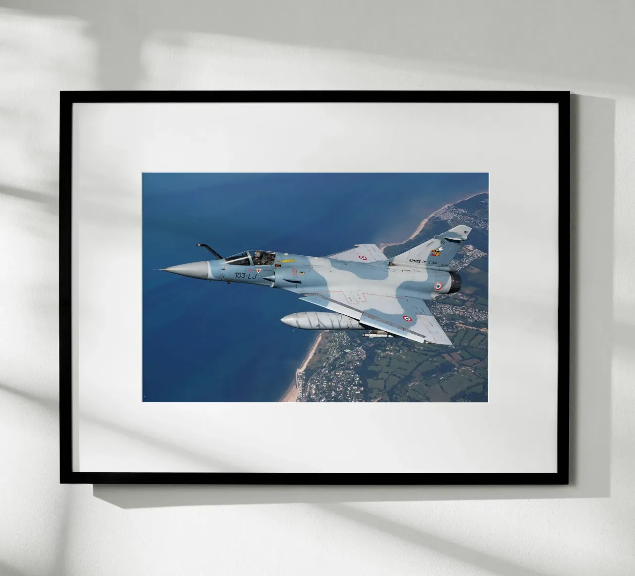 Mirage 2000C poster con telaio in plastica da June Jordan