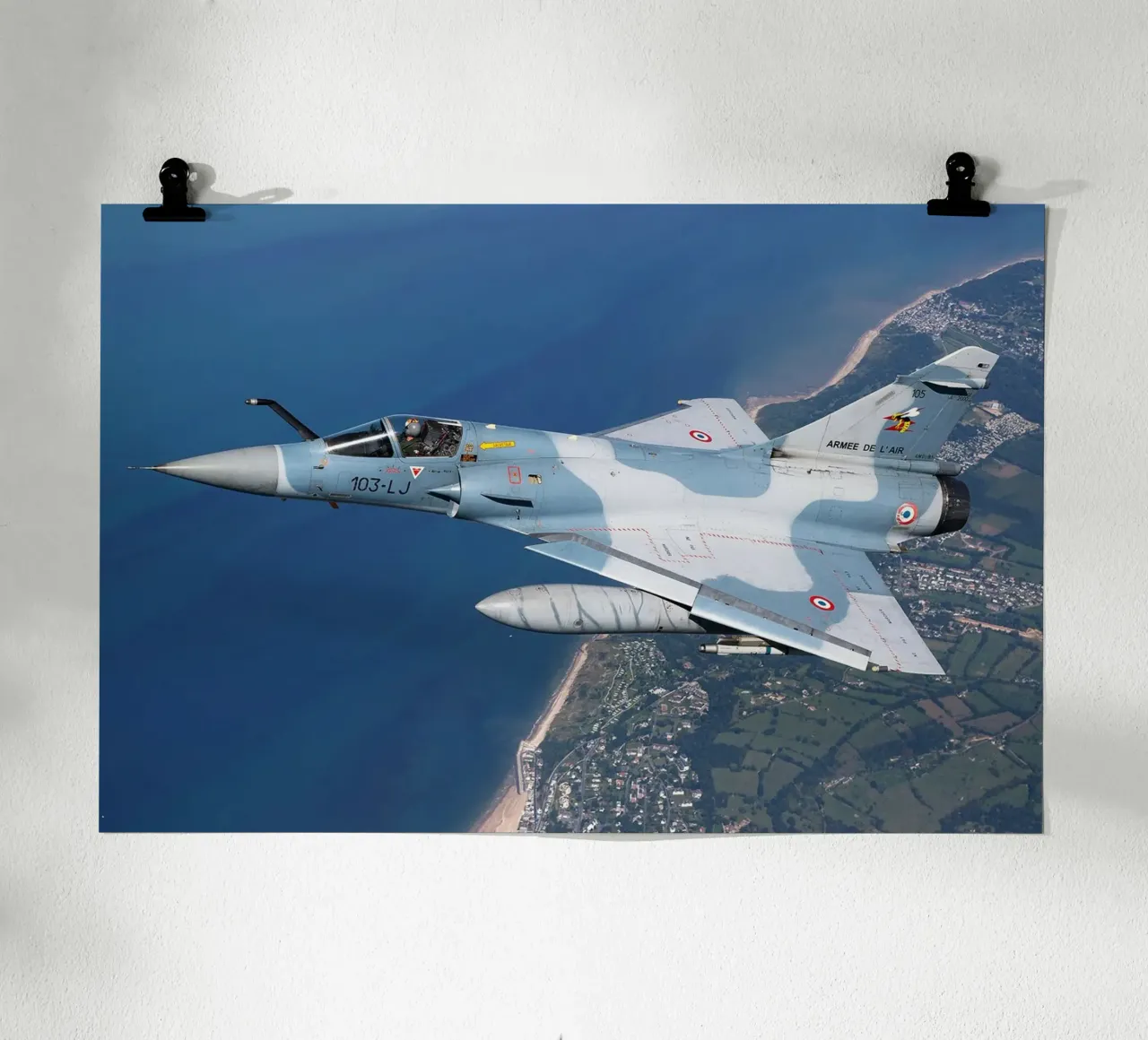 Mirage 2000C poster con telaio in plastica da June Jordan
