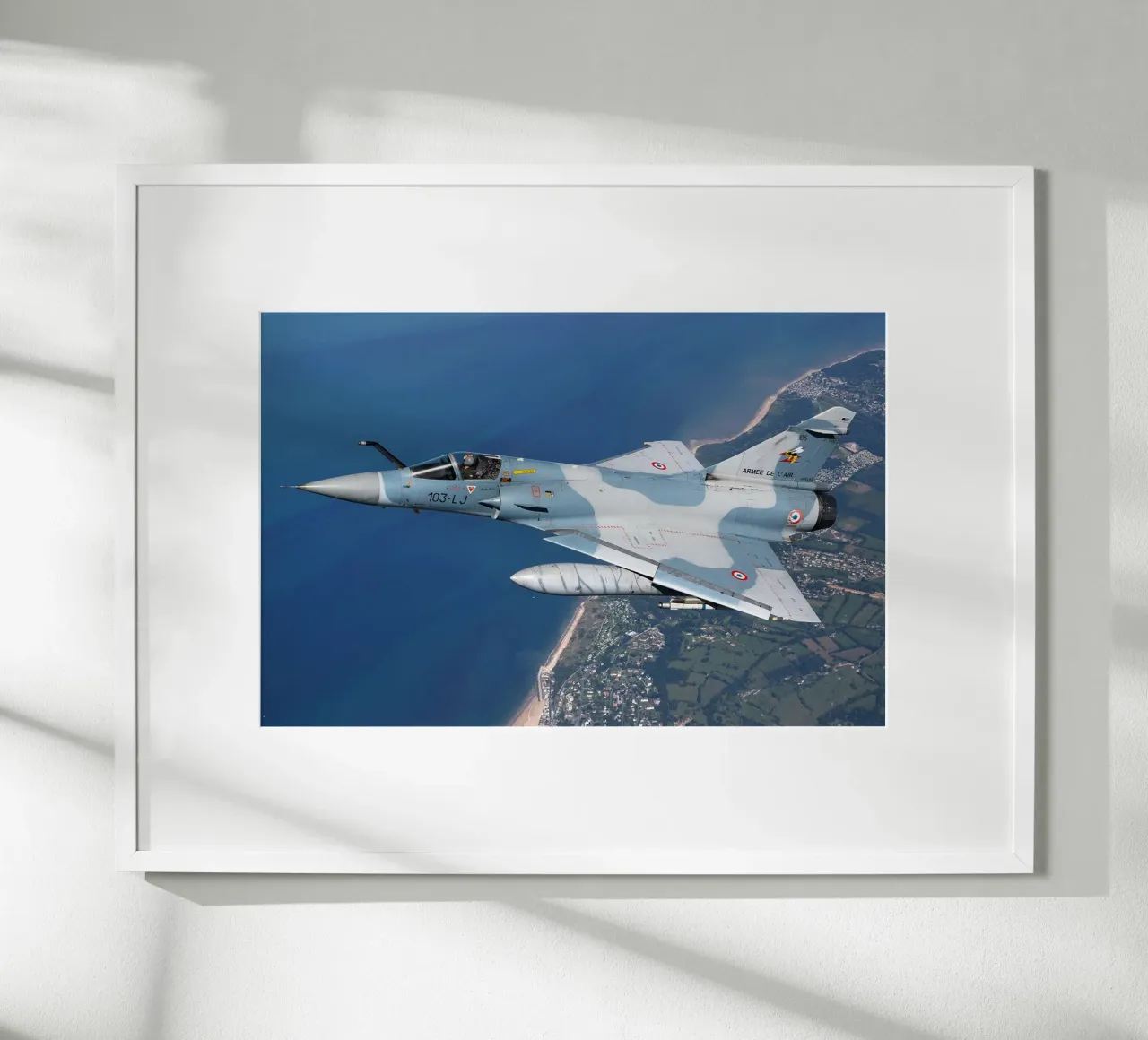 Mirage 2000C poster con telaio in plastica da June Jordan