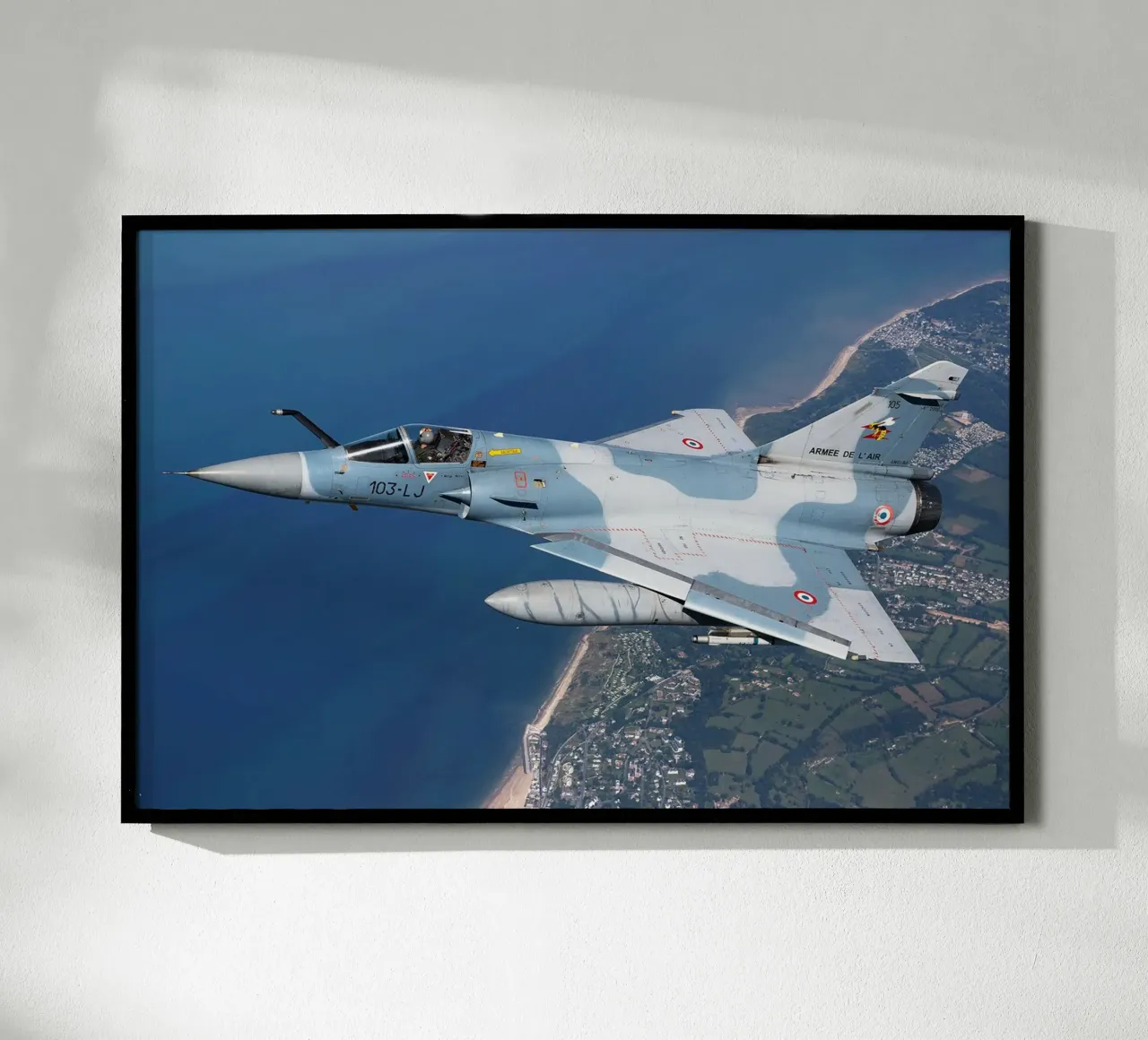 Mirage 2000C poster con telaio in plastica da June Jordan