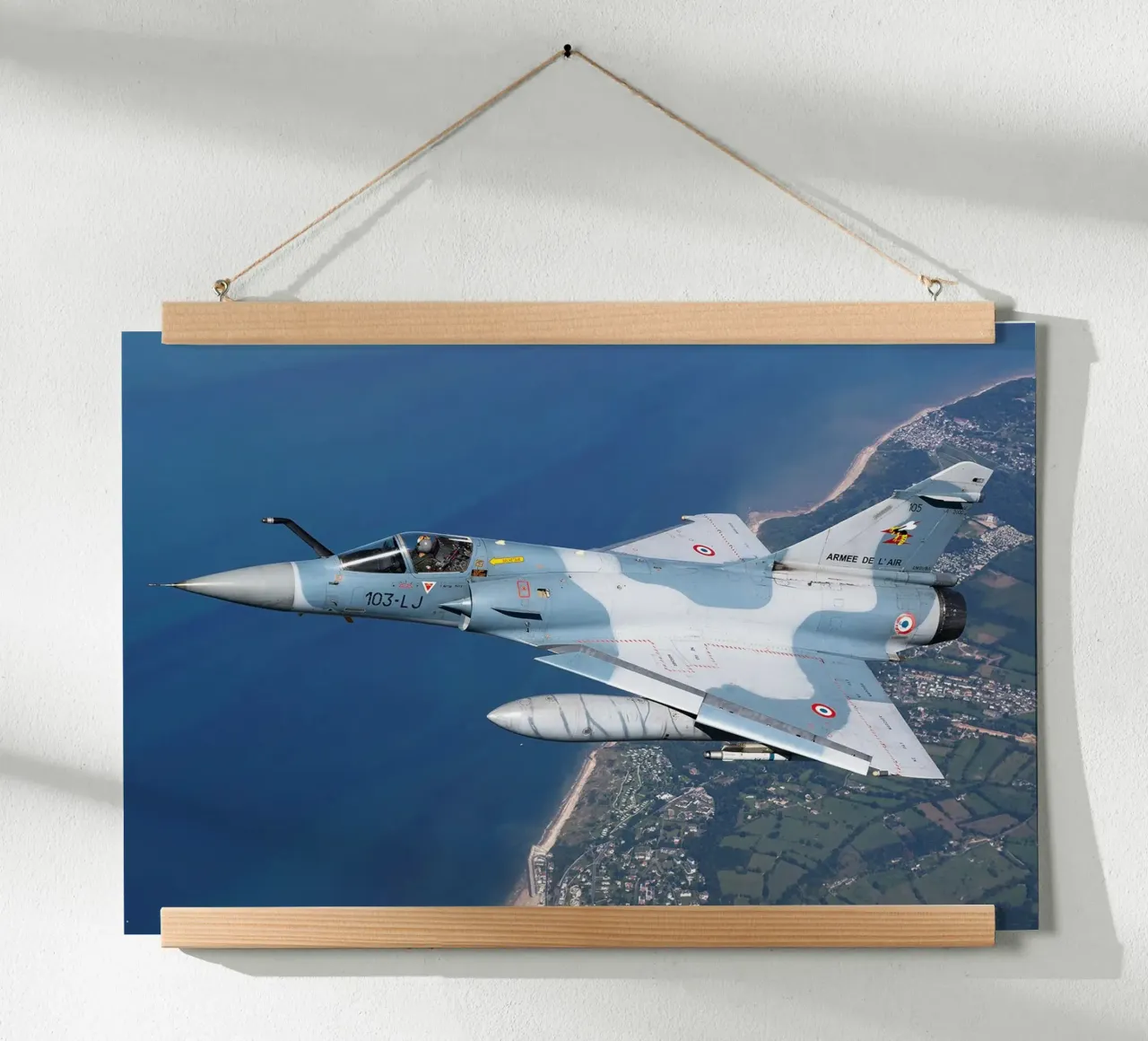 Mirage 2000C poster con telaio in plastica da June Jordan
