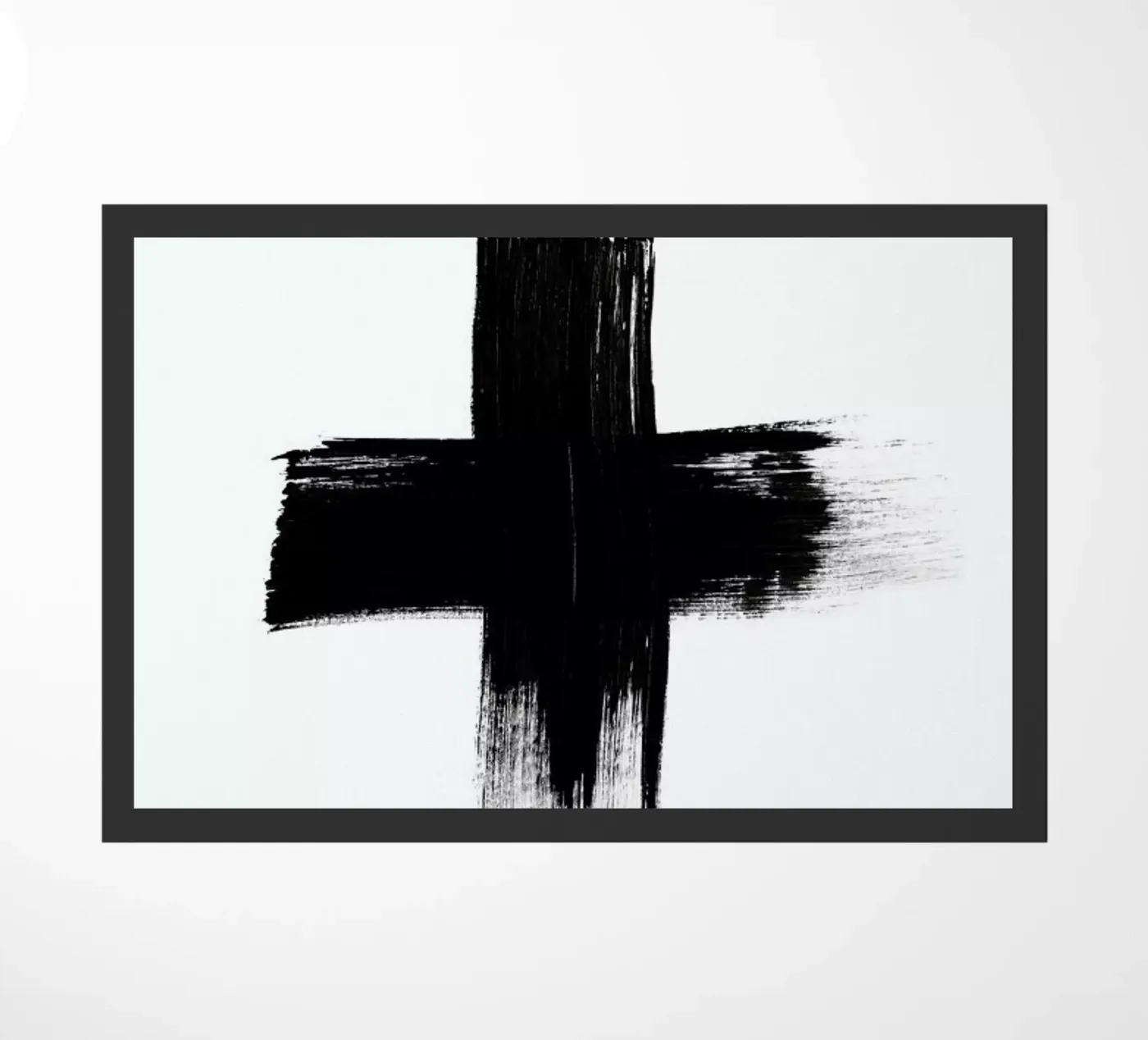 Painted Cross deurmat van RK Design