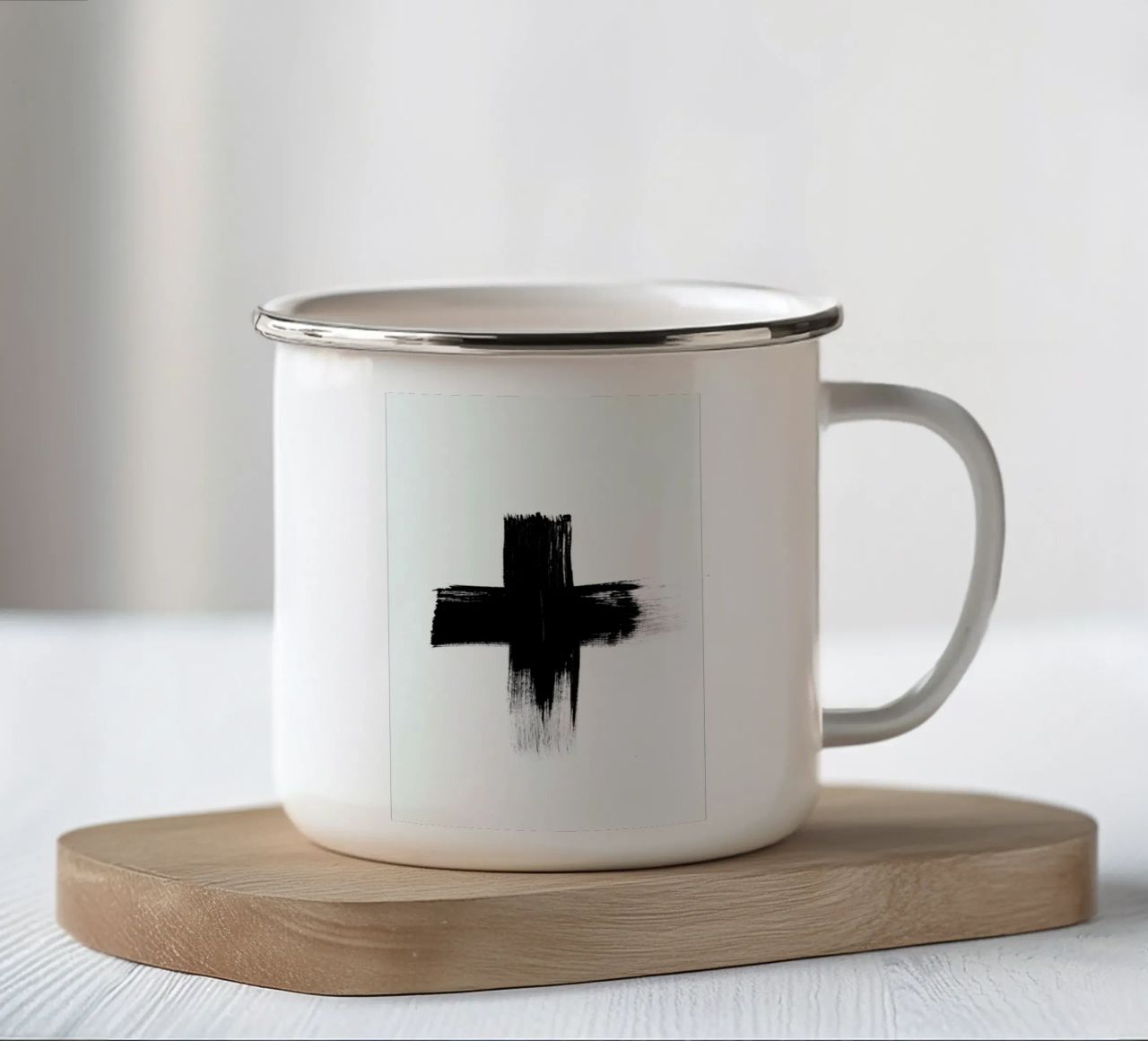 Painted Cross tazza in smalto da RK Design