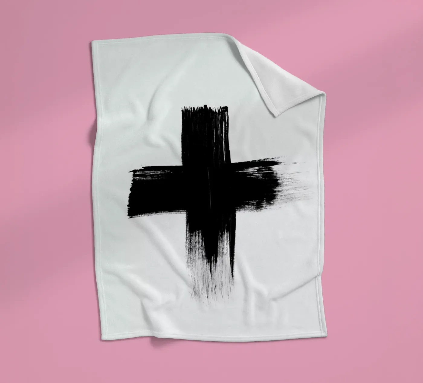 Painted Cross Fleecedecke von RK Design