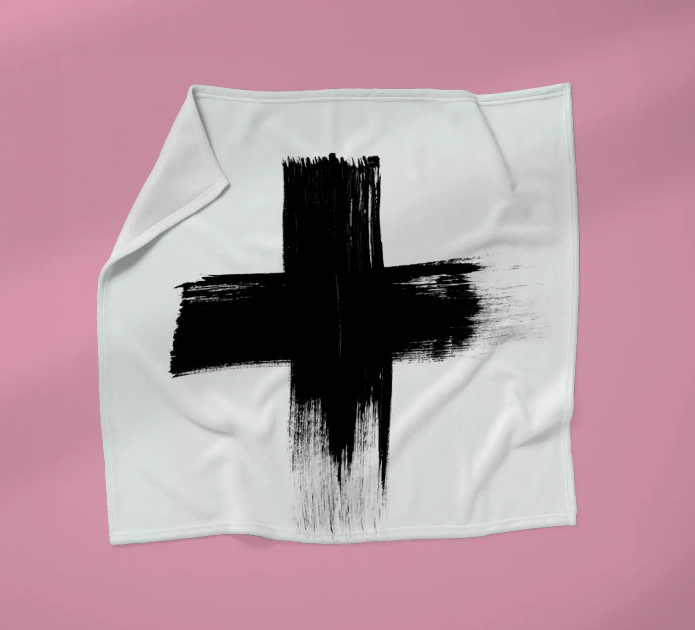 Painted Cross Fleecedecke von RK Design