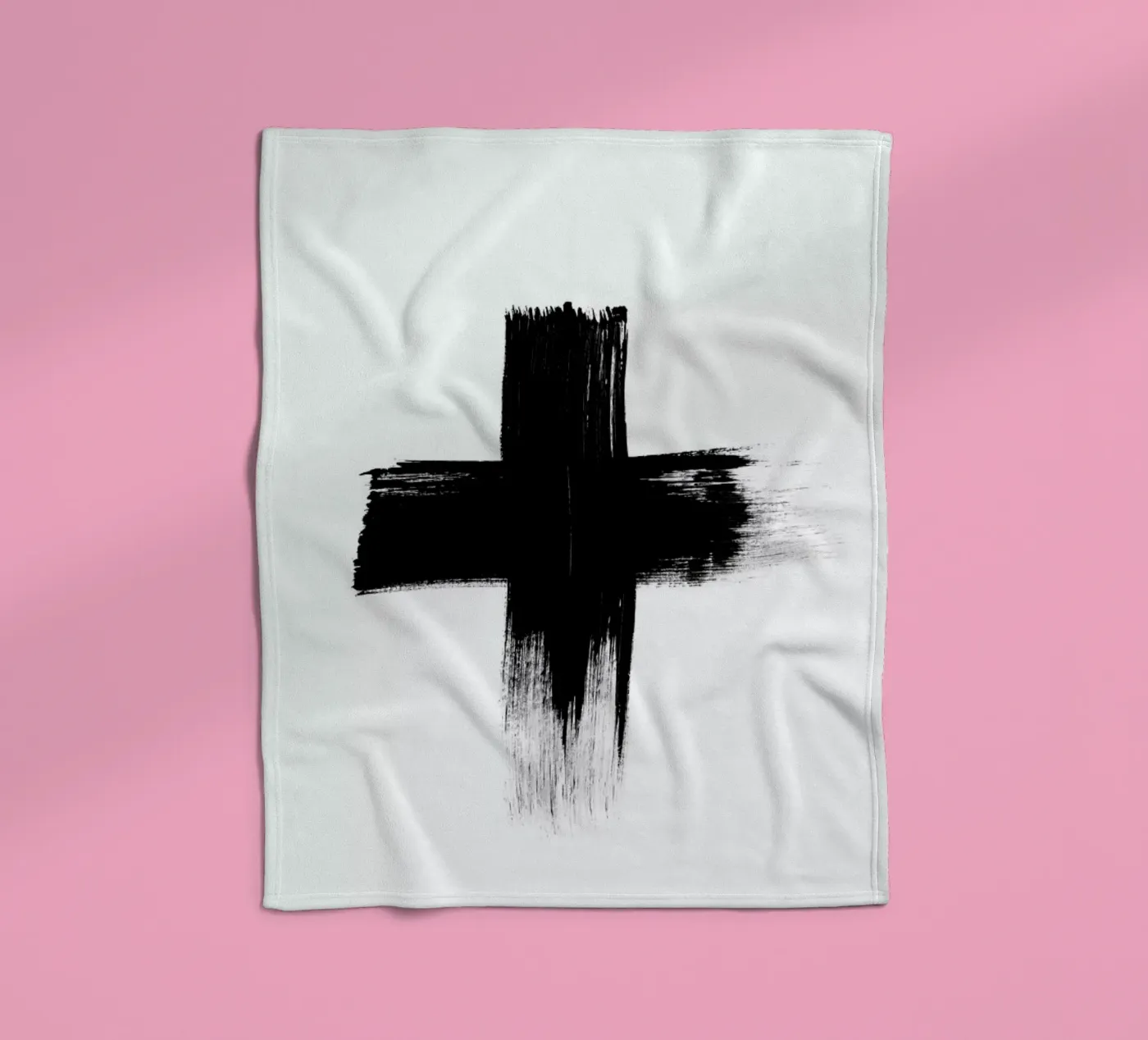 Painted Cross Fleecedecke von RK Design