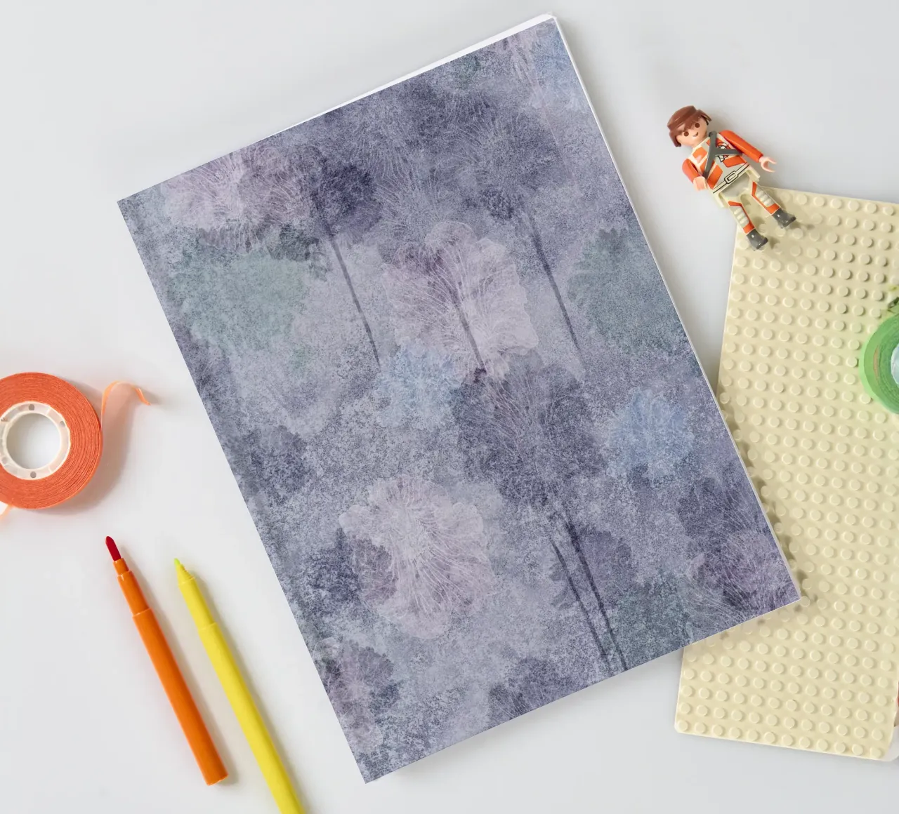 flower clouds1 notebook by Giulio Iurissevich
