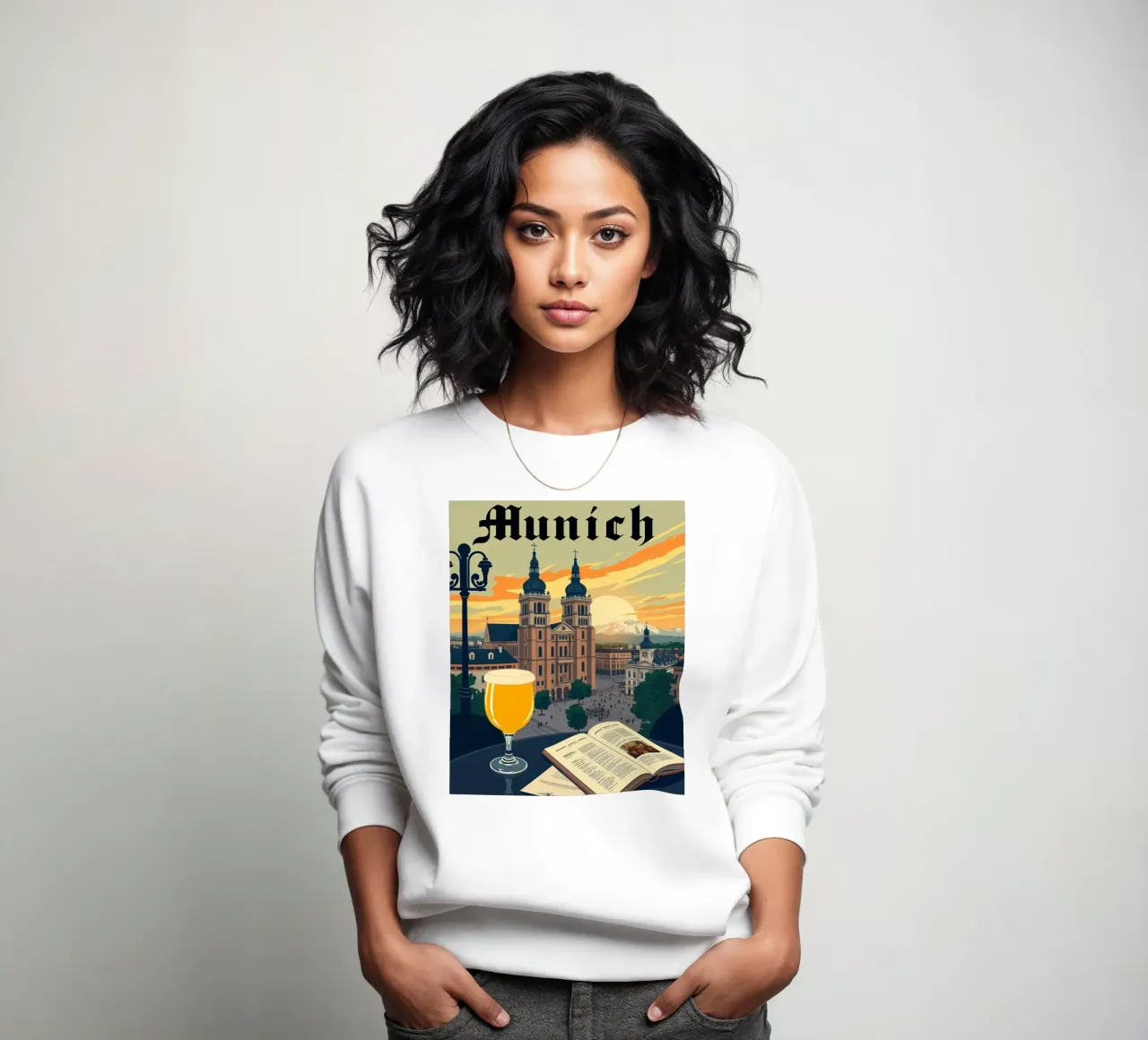 Une autre vue de Munich sweat de HicksShop