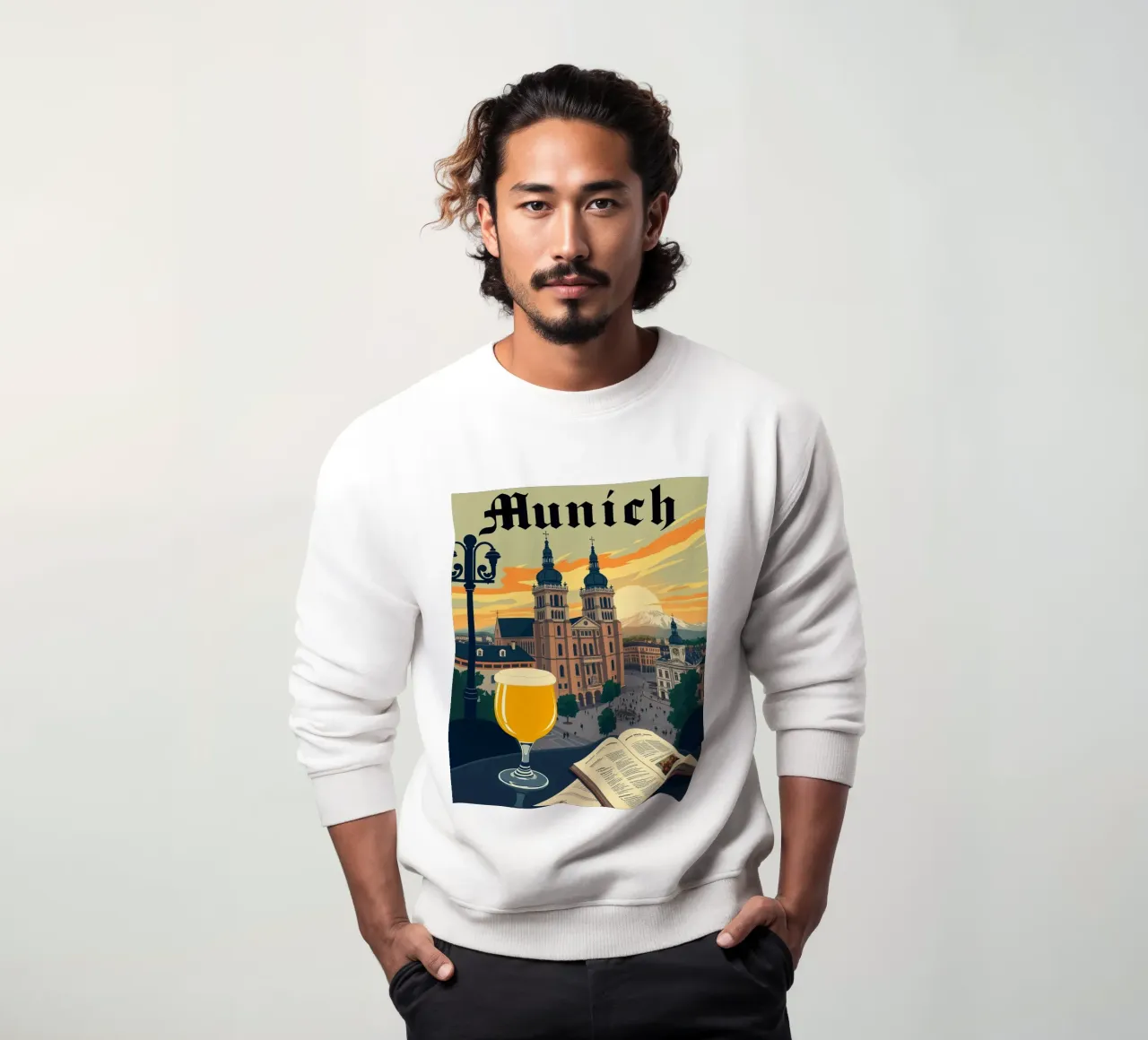 Une autre vue de Munich sweat de HicksShop