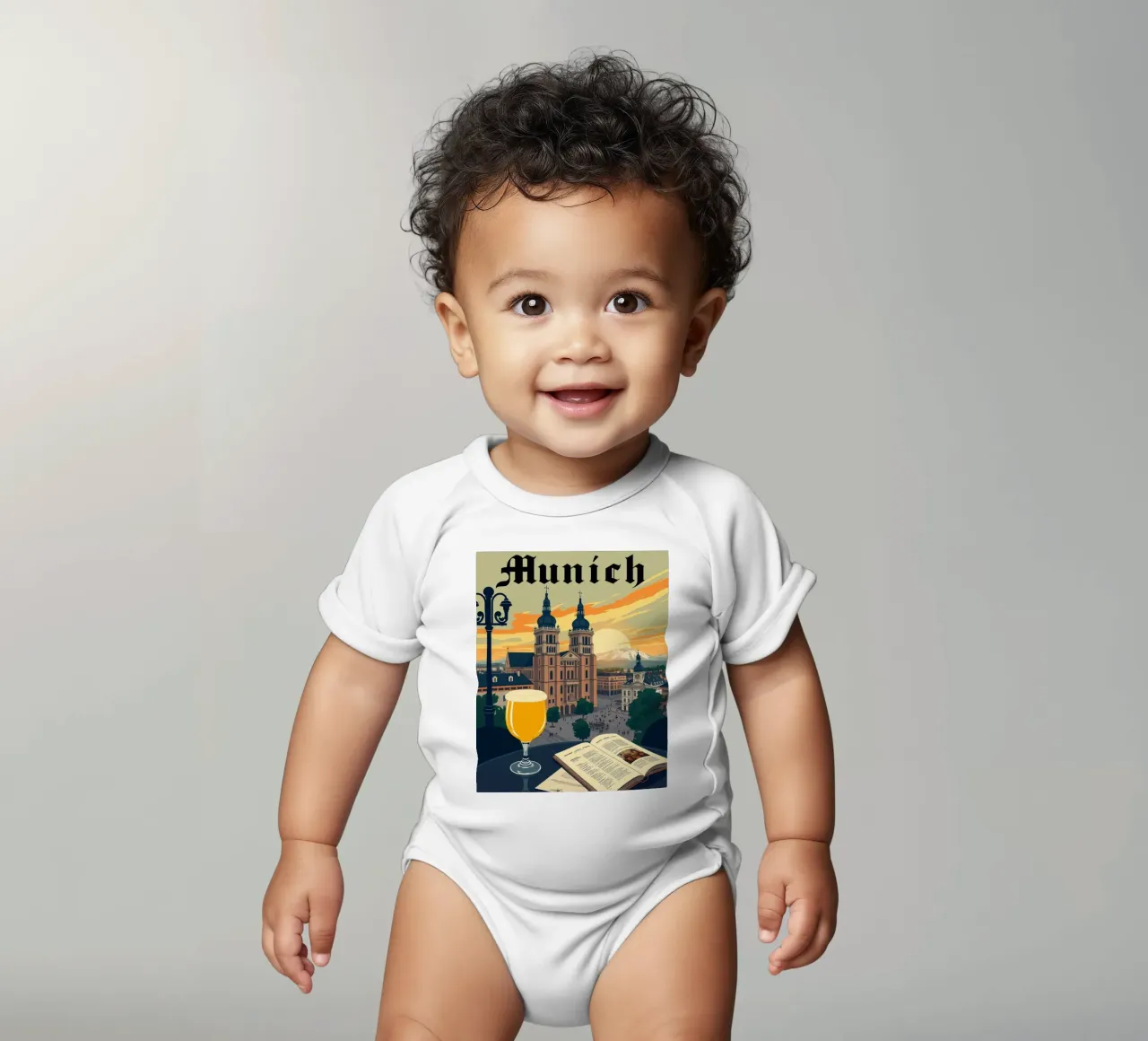 Une autre vue de Munich body bébé de HicksShop