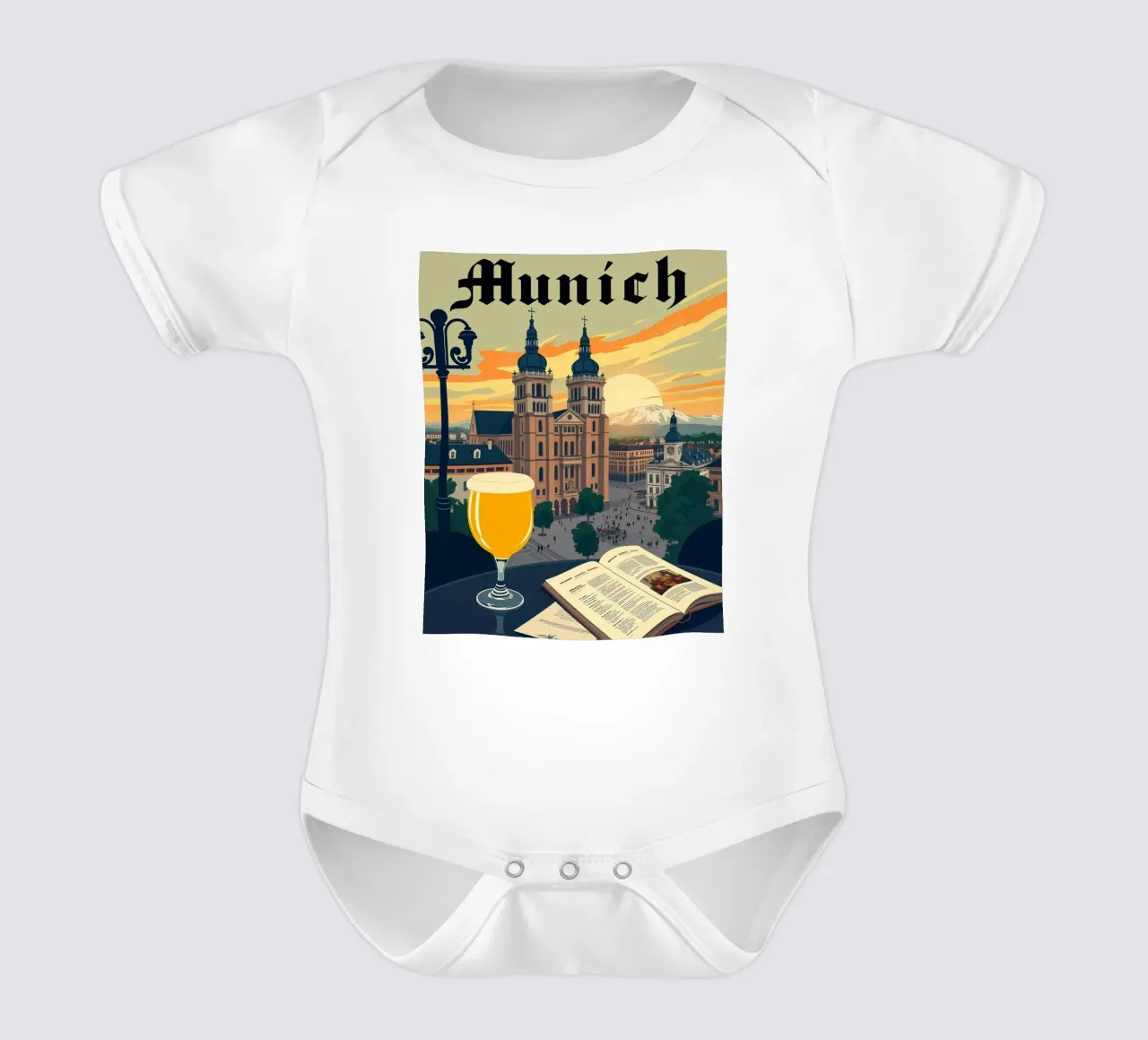Une autre vue de Munich body bébé de HicksShop