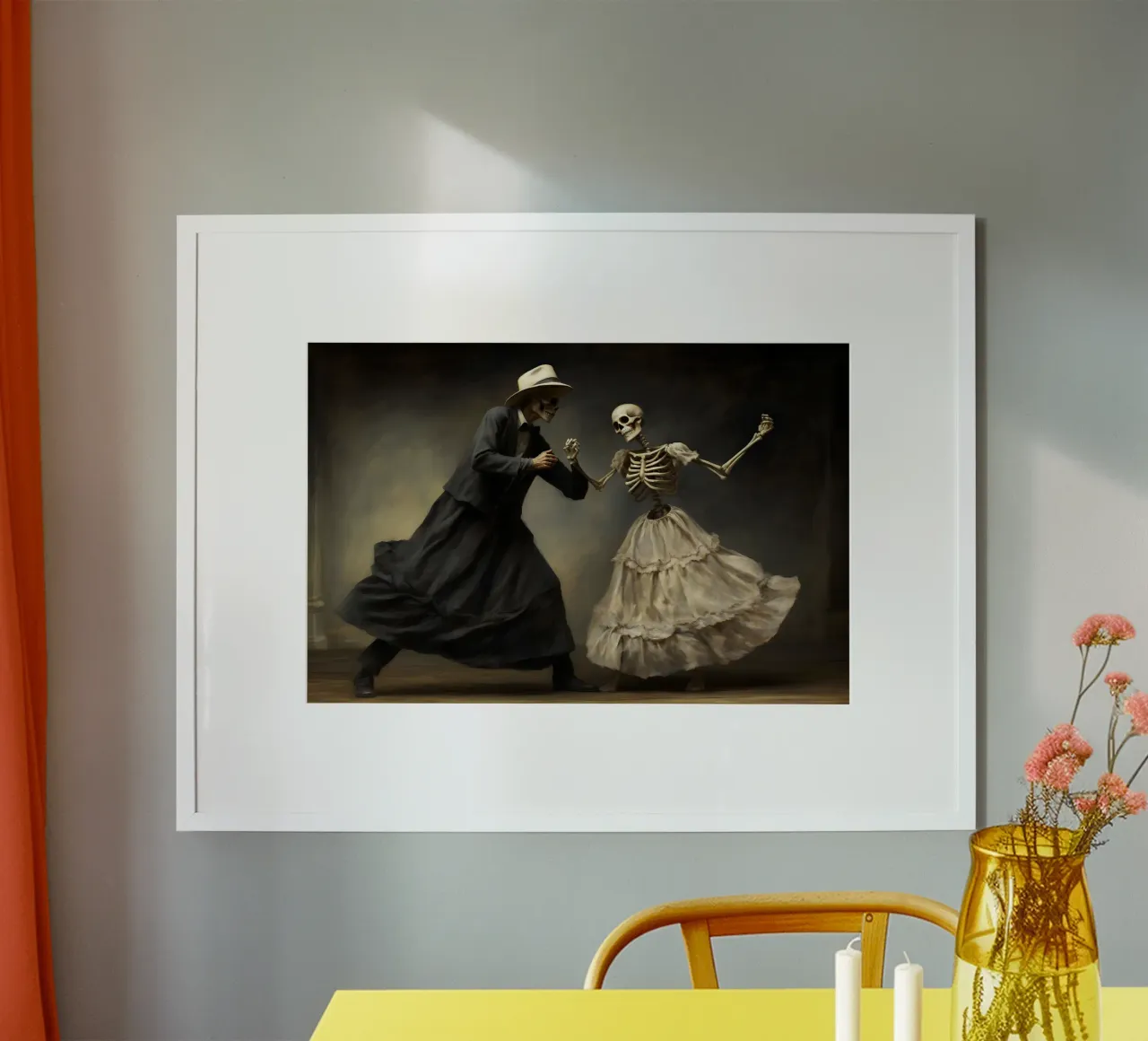 Per sempre innamorati di Bettina Dittmann poster con telaio in alluminio da John Boss