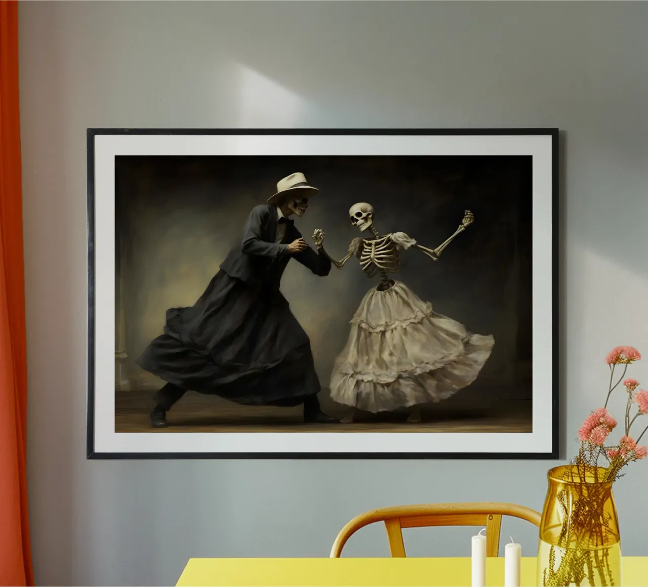 Per sempre innamorati di Bettina Dittmann poster con telaio in alluminio da John Boss