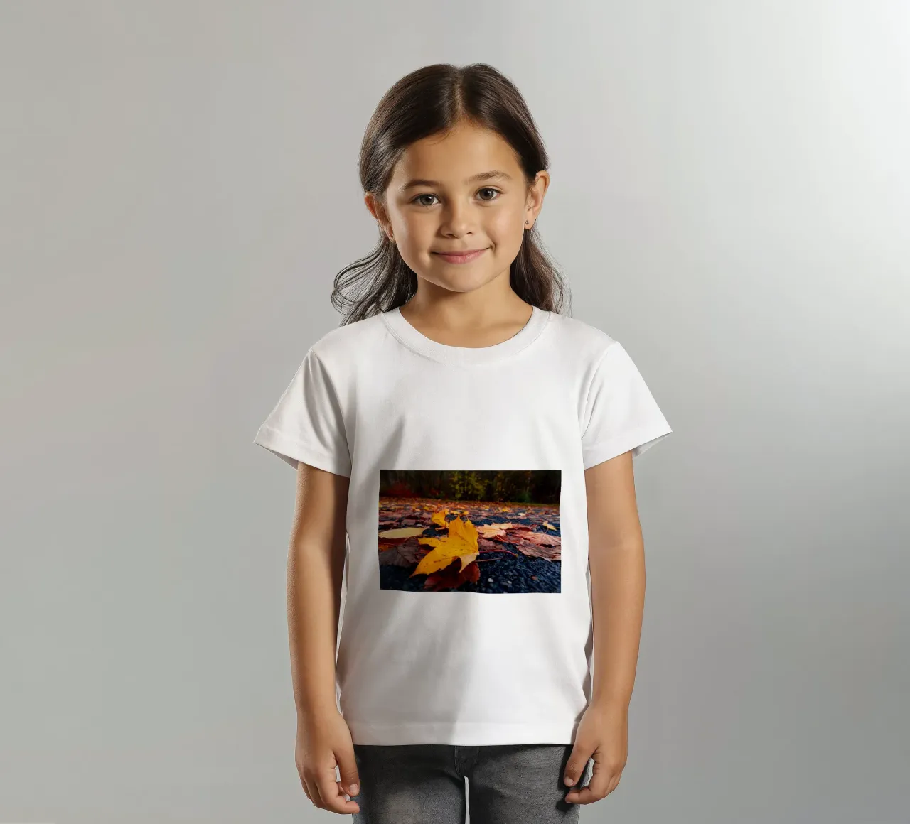 Feuille d'érable en automne t-shirt enfant de Marcus Beckert | Fotografie