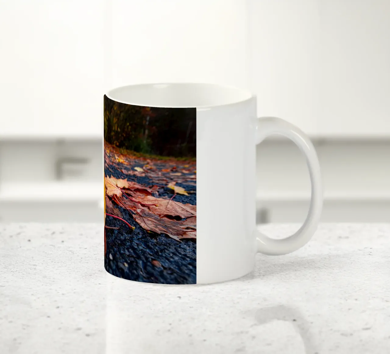 Foglia d'acero in autunno tazza in ceramica da Marcus Beckert | Fotografie