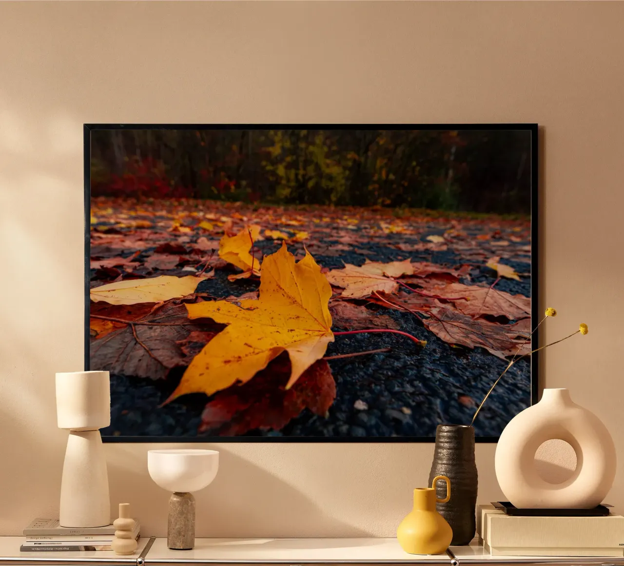 Foglia d'acero in autunno carta hahnemühle da Marcus Beckert | Fotografie