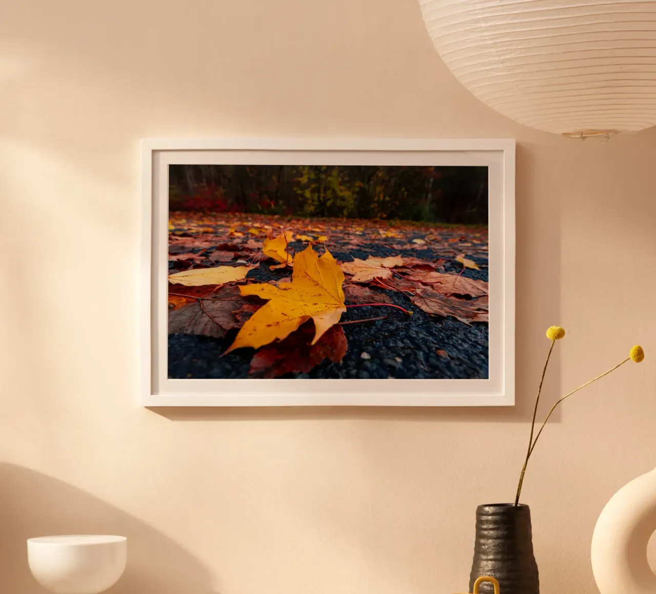 Foglia d'acero in autunno carta hahnemühle da Marcus Beckert | Fotografie
