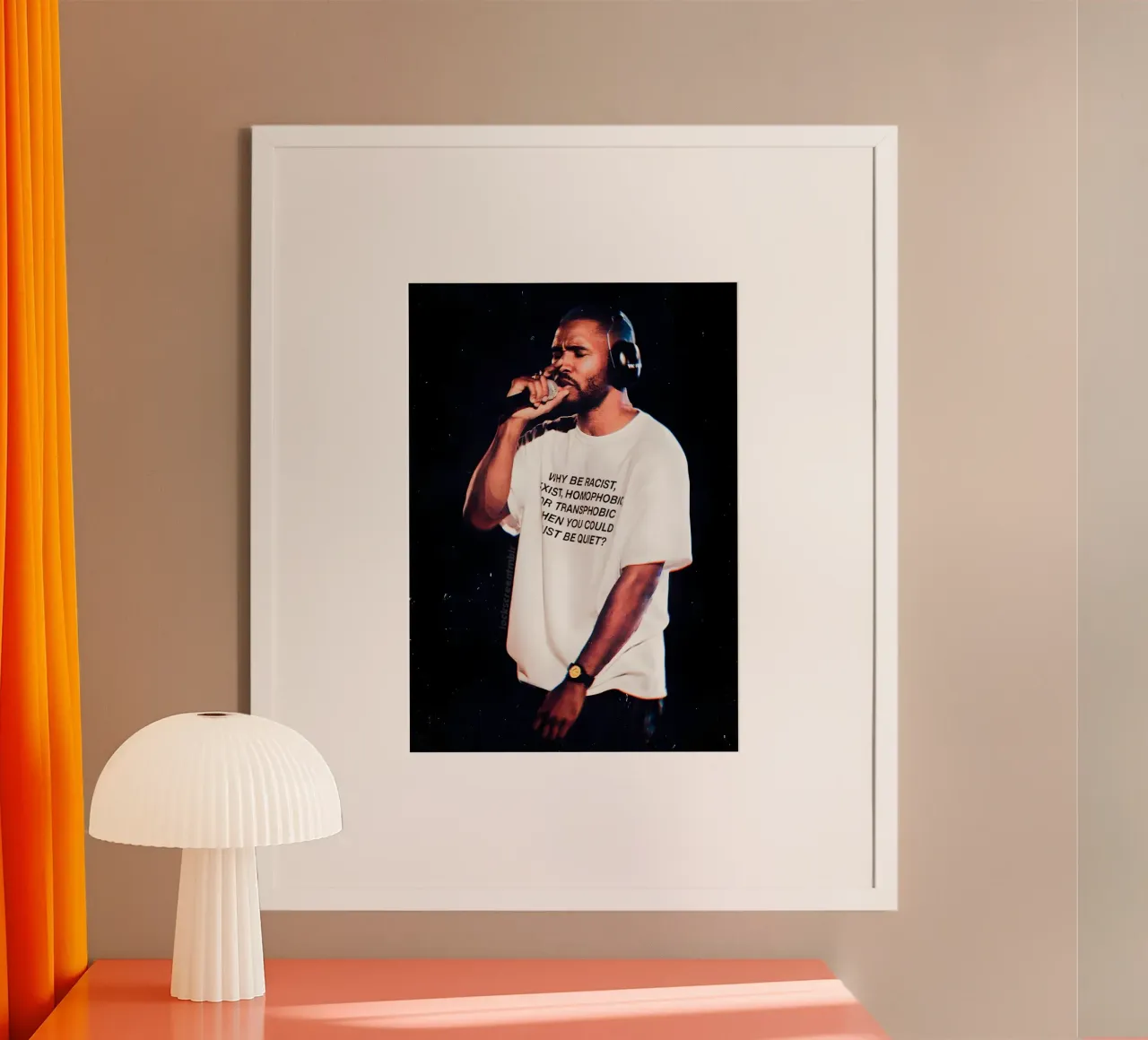 Frank Ocean poster da Low poly art
