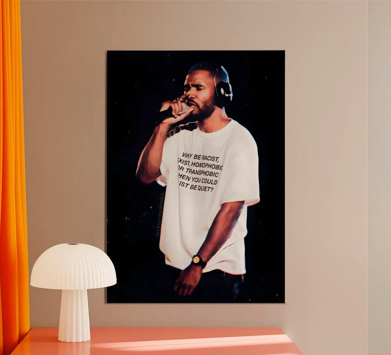 Frank Ocean poster da Low poly art