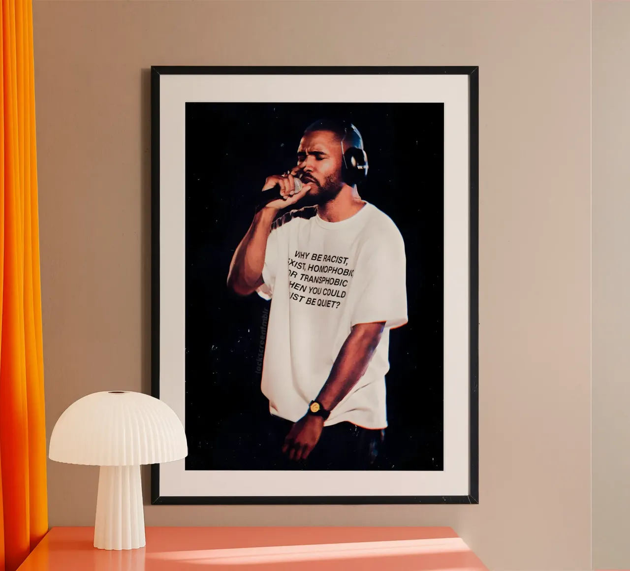 Frank Ocean poster da Low poly art