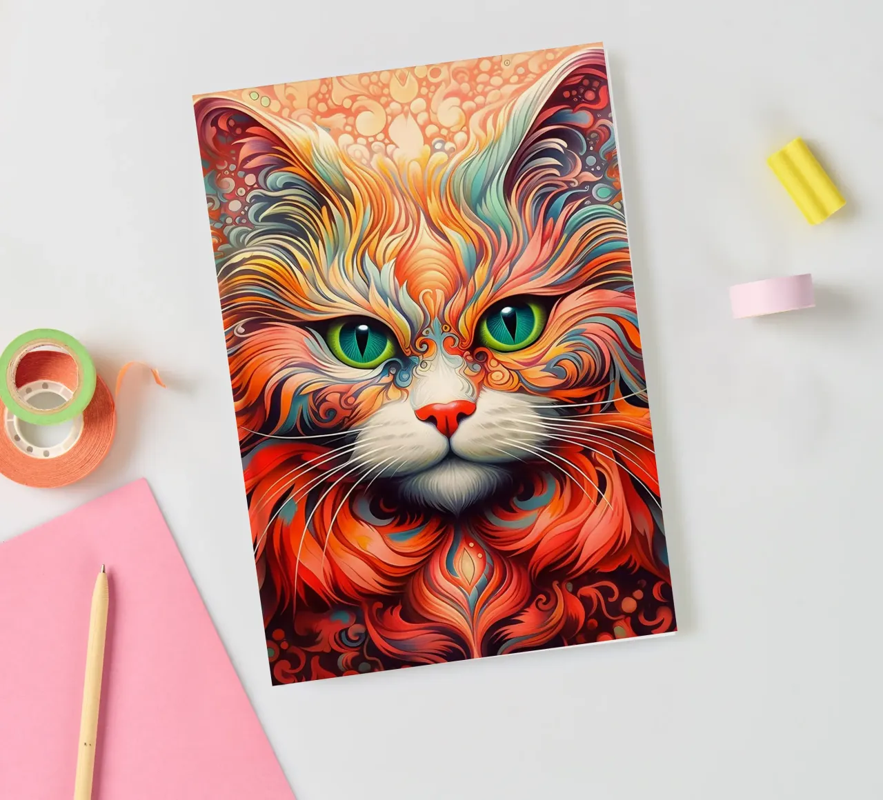 Guru Cat notebook by John Boss