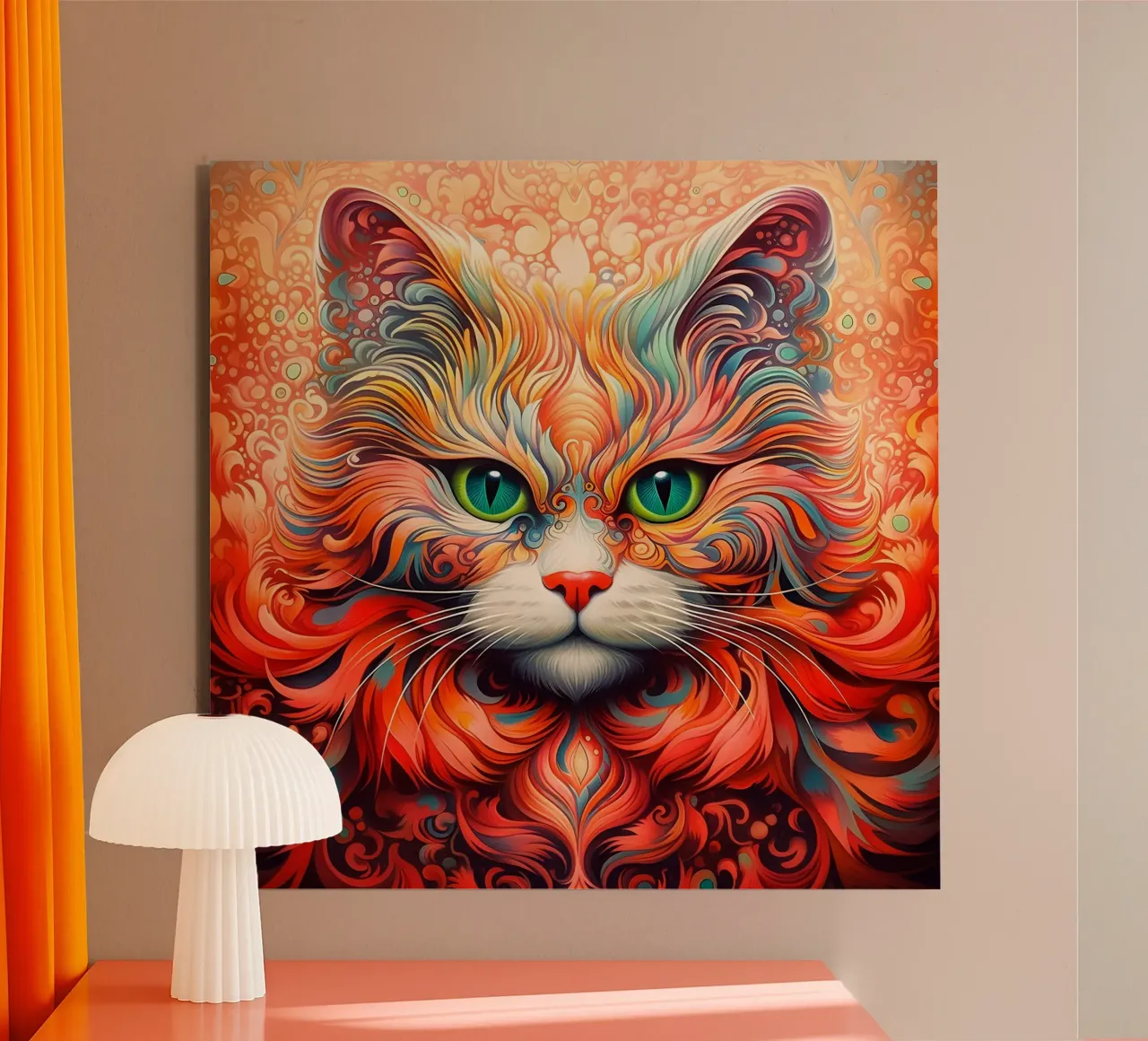 Guru Cat alluminio dibond da John Boss