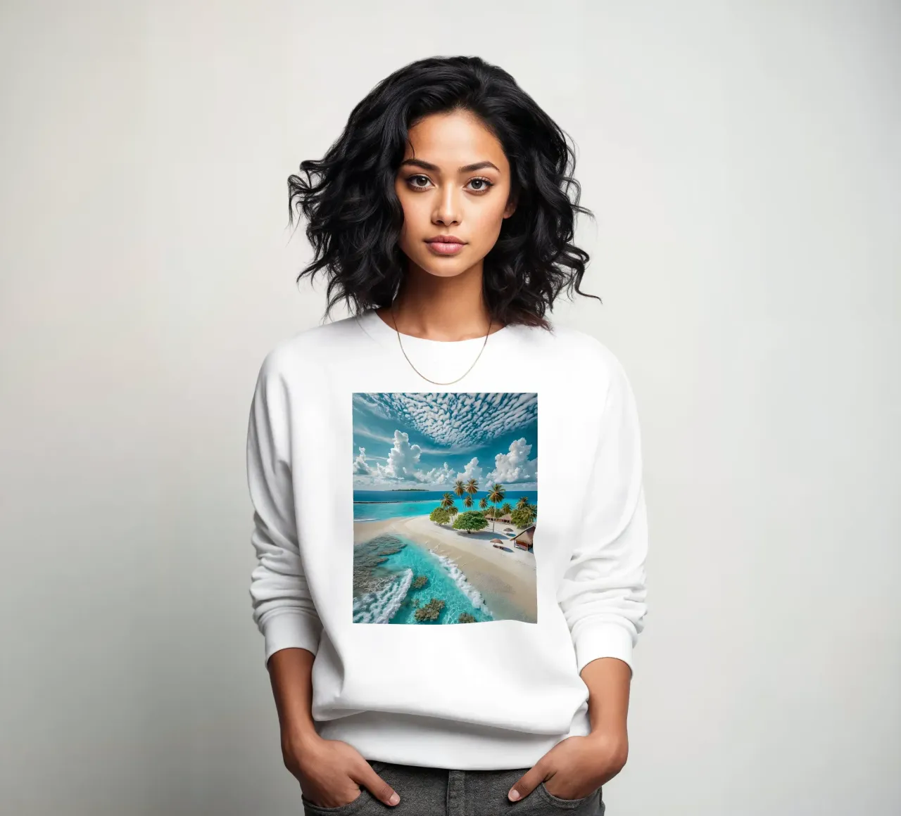 Paradiso tropicale appartato felpa da luxi&lace