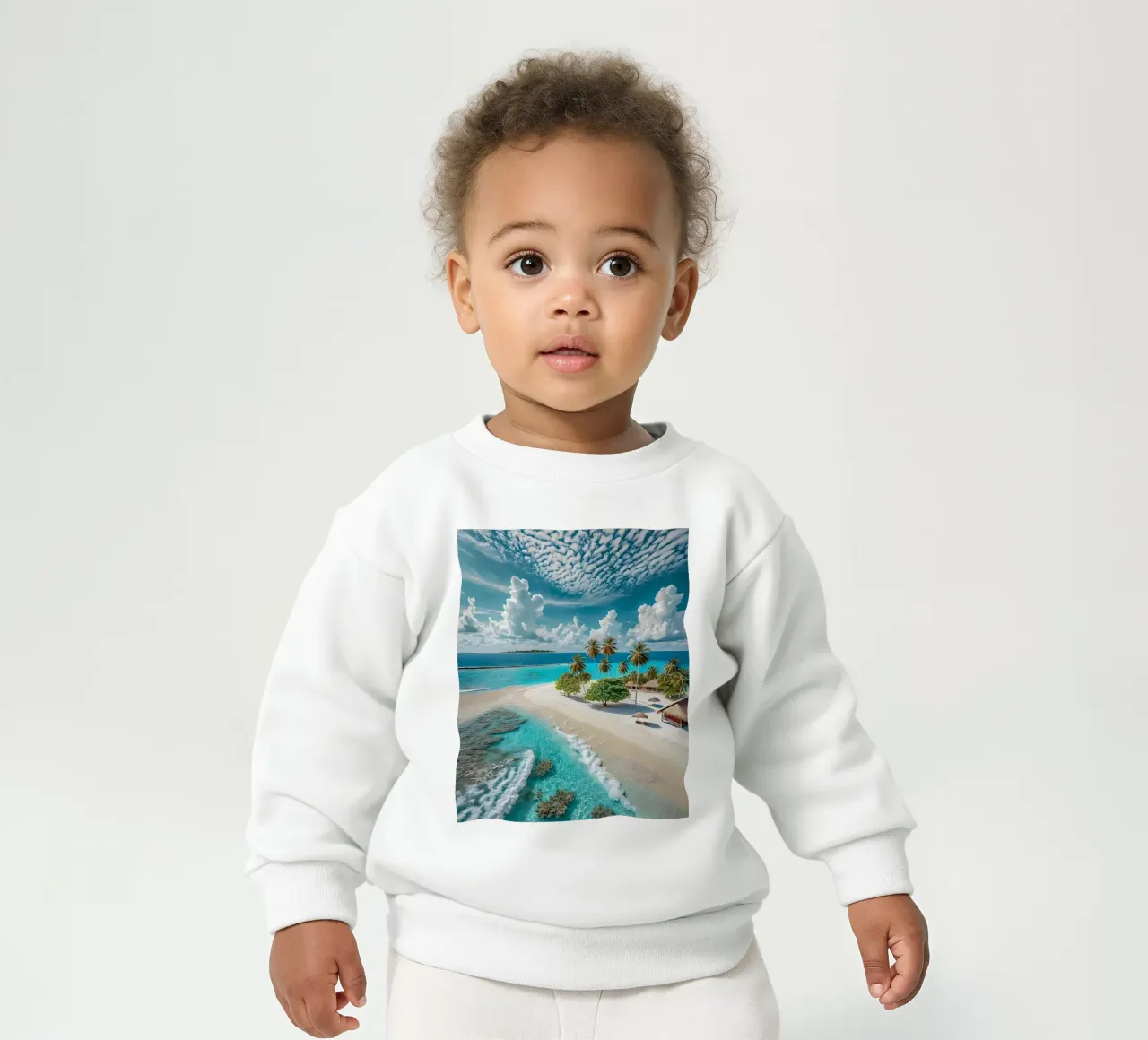 Paradiso tropicale appartato felpa neonato da luxi&lace