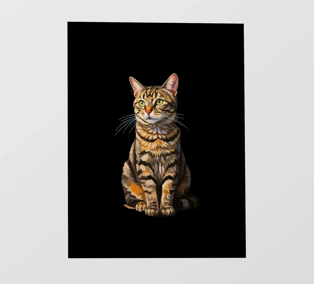 Cat pellicola backlit da Dumery Art