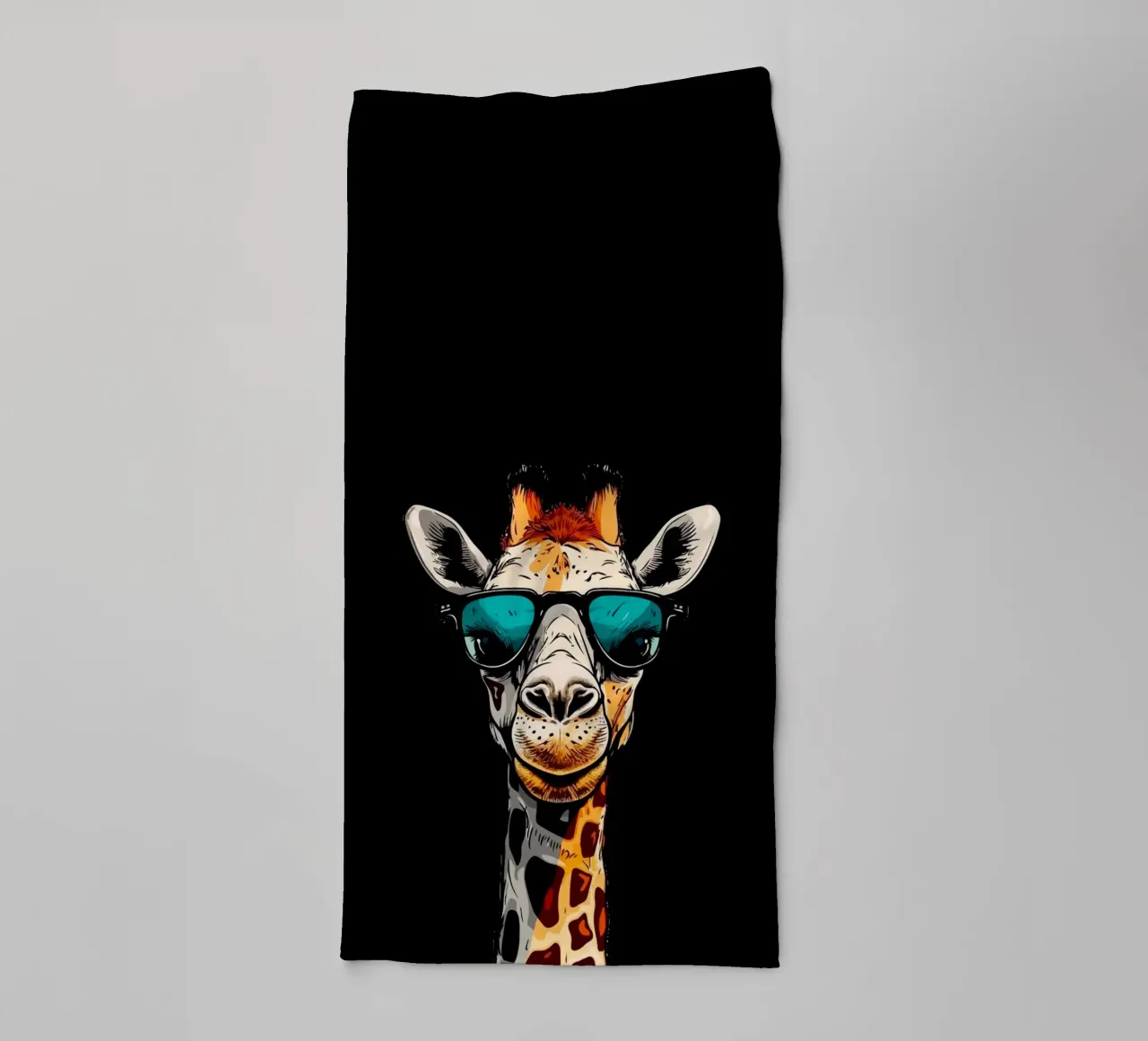 spectacled giraffe asciugamano da bagno da Dumery Art