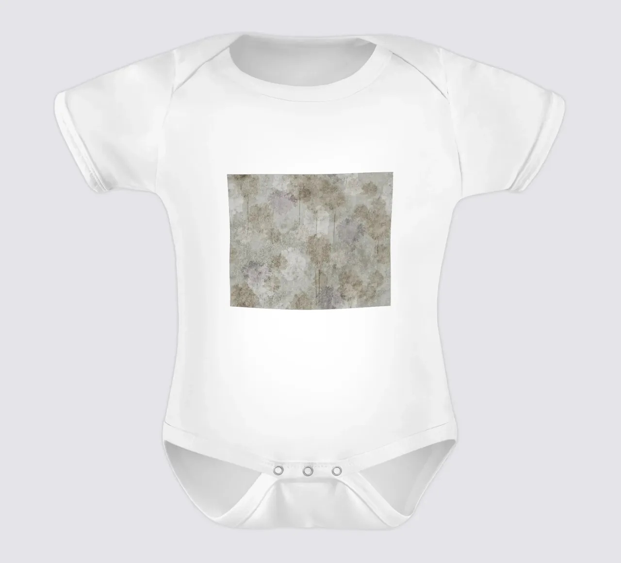 flower clouds 2 short-sleeve baby romper by Giulio Iurissevich